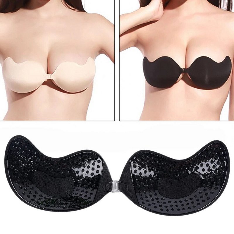 Nevidljivi grudnjak bez naramenica Push up grudnjak bez naramenica Žensko donje rublje Bešavne silikonske navlake za bradavice Bralette donje rublje
