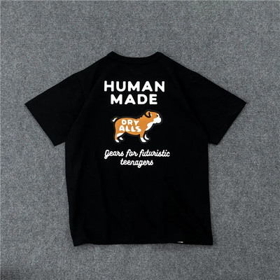 Kanye666 HUMAN MADE Harajuku Pamuk Cartoon Opuštena ulična odjeća Ležerne majice velikih veličina Jeftina ženska odjeća Majica kratkih rukava Unisex
