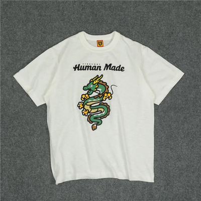 Kanye666 HUMAN MADE Harajuku Pamuk Cartoon Opuštena ulična odjeća Ležerne majice velikih veličina Jeftina ženska odjeća Majica kratkih rukava Unisex