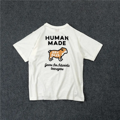 Kanye666 HUMAN MADE Harajuku Pamuk Cartoon Opuštena ulična odjeća Ležerne majice velikih veličina Jeftina ženska odjeća Majica kratkih rukava Unisex