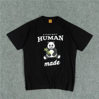 Kanye666 HUMAN MADE Harajuku Pamuk Cartoon Opuštena ulična odjeća Ležerne majice velikih veličina Jeftina ženska odjeća Majica kratkih rukava Unisex