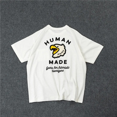 Kanye666 HUMAN MADE Harajuku Pamuk Cartoon Opuštena ulična odjeća Ležerne majice velikih veličina Jeftina ženska odjeća Majica kratkih rukava Unisex