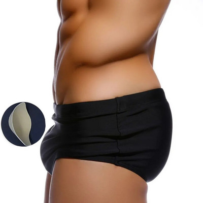 Új férfi Solid Color fürdőruha strand rövidnadrág Márka fürdőruhák Férfi boxer Szörfözés Úszónadrág slip nylon sztreccs úszónadrág