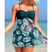 Costume de baie cu imprimeu sexy de vară Set tankini pentru femeie din două piese costume de baie pentru plajă costume de baie pentru piscină costum de baie pentru femei 2024