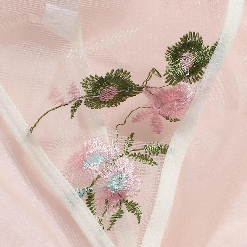 Permatomas apatinio trikotažo rinkinys Sexy Mesh G-String Bandage String Ploni miegui gėlėmis Minkšti apatiniai Nėriniai Seksuali apatinio trikotažo apranga