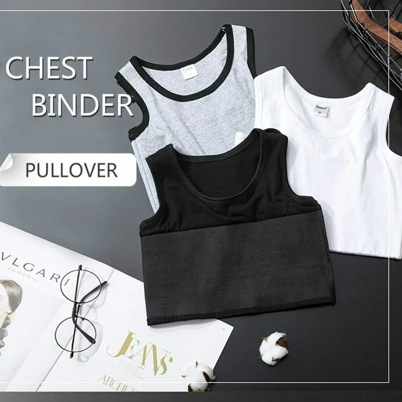 Επίδεσμος στήθους Trans Binder Lesbian Tomboy Binder Εσώρουχα Στήθος Binder Super Flat Cotton Breast Binder Sportswear