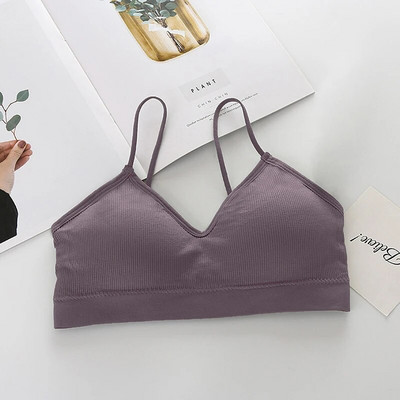 Sutiene fără sârmă fără cusuri pentru femei Lenjerie de corp Sutien confortabil Topuri pentru femei Bralette sport Cropped Top Sutien fără sârmă Lenjerie moale