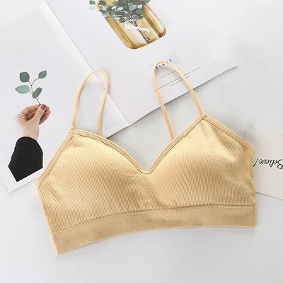 Sutiene fără sârmă fără cusuri pentru femei Lenjerie de corp Sutien confortabil Topuri pentru femei Bralette sport Cropped Top Sutien fără sârmă Lenjerie moale