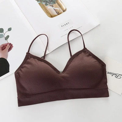 Sutiene fără sârmă fără cusuri pentru femei Lenjerie de corp Sutien confortabil Topuri pentru femei Bralette sport Cropped Top Sutien fără sârmă Lenjerie moale