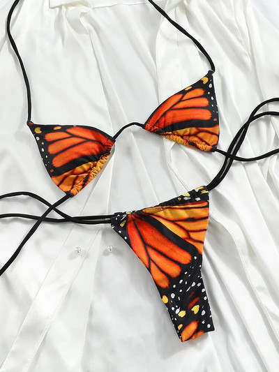 Rinabe seksi bikini 2024 kupaći kostim Ženski jednobojni bikini Feminino kupaći kostim Bikini set sa žicom Kupaći kostim Ženski bikini Odjeća za plažu