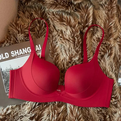 Push Up liemenėlė, skirta mažai krūtinei, žemo kirpimo, seksualūs apatiniai moteriški liemenėlės, moteriškas minkštas apatinis trikotažas moterims Intymūs soutien Gorges