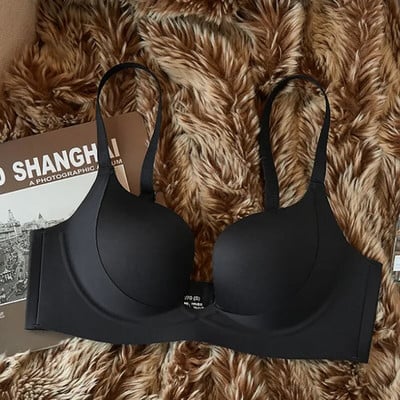 Push Up liemenėlė, skirta mažai krūtinei, žemo kirpimo, seksualūs apatiniai moteriški liemenėlės, moteriškas minkštas apatinis trikotažas moterims Intymūs soutien Gorges