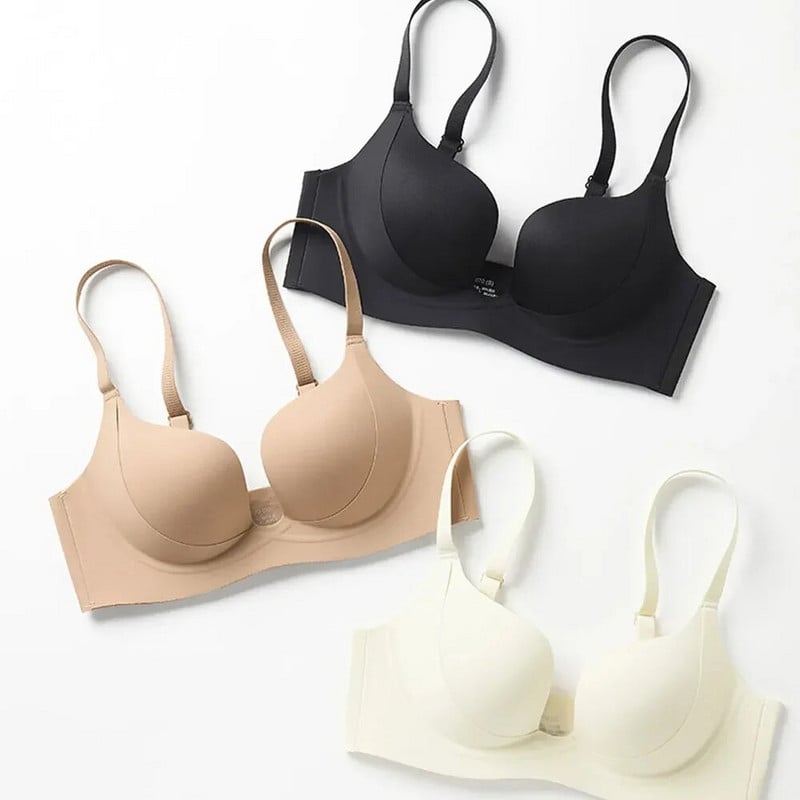 Push Up liemenėlė, skirta mažai krūtinei, žemo kirpimo, seksualūs apatiniai moteriški liemenėlės, moteriškas minkštas apatinis trikotažas moterims Intymūs soutien Gorges