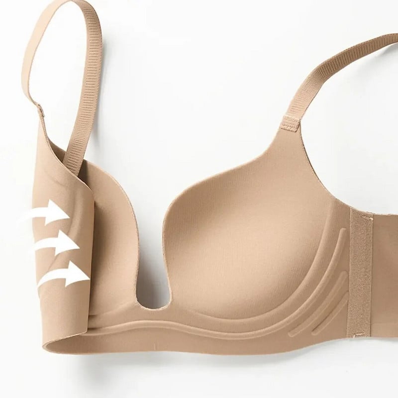 Push Up liemenėlė, skirta mažai krūtinei, žemo kirpimo, seksualūs apatiniai moteriški liemenėlės, moteriškas minkštas apatinis trikotažas moterims Intymūs soutien Gorges