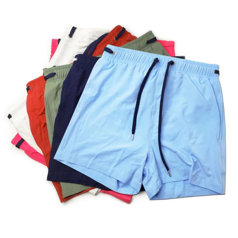 Muški uski kratki kupaći kostimi marke UXH Muške kratke hlače za plažu Swim Surfing Homme Jednobojne bokserice Kupaći kostimi