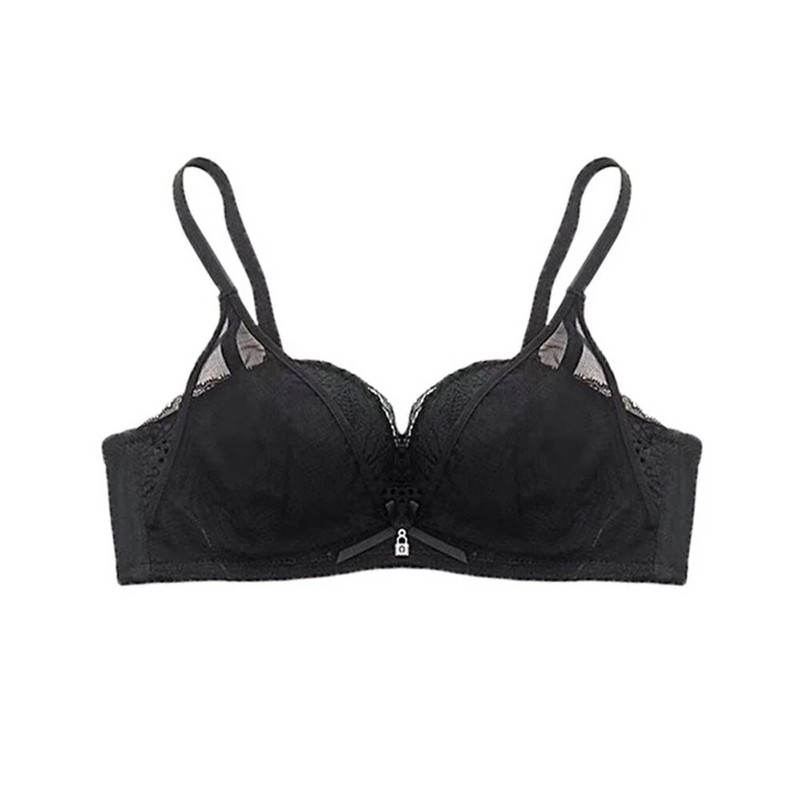 Čipkasti grudnjak za žene Seksi donje rublje Push Up Jednobojno mekano donje rublje Ženske majice bez žice BANNIROU