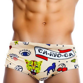 Ανδρικά μαγιό μάρκας UXH με Push-Up Skink Trunks Boxer Hi-Q σέξι ανδρικό αναπνεύσιμο μαγιό με ταχύτητα που ταιριάζουν σορτς παραλίας sunga