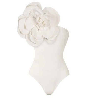 ZAFUAZ 2024 Γυναικεία μαγιό 3D Flower One Piece Μαγιό Luxury Monokini Bodysuit Brazilian μαγιό παραλίας Καλοκαιρινό φόρεμα