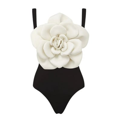 ZAFUAZ 2024 Γυναικεία μαγιό 3D Flower One Piece Μαγιό Luxury Monokini Bodysuit Brazilian μαγιό παραλίας Καλοκαιρινό φόρεμα