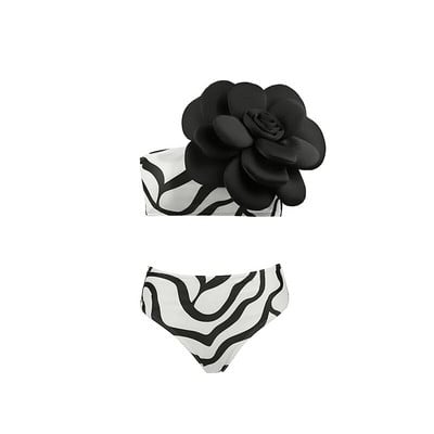 ZAFUAZ 2024 Γυναικεία μαγιό 3D Flower One Piece Μαγιό Luxury Monokini Bodysuit Brazilian μαγιό παραλίας Καλοκαιρινό φόρεμα