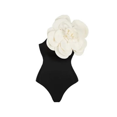 ZAFUAZ 2024 Γυναικεία μαγιό 3D Flower One Piece Μαγιό Luxury Monokini Bodysuit Brazilian μαγιό παραλίας Καλοκαιρινό φόρεμα