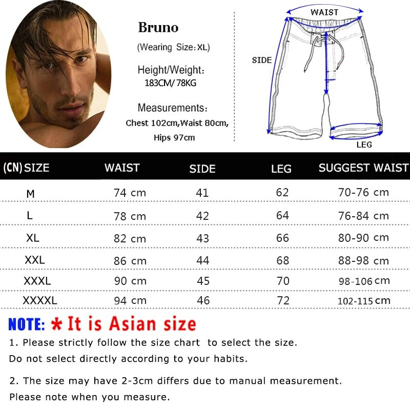 Καλοκαιρινό κοντό παντελόνι Beach Bard Μαγιό ανδρικά για αγόρια Σορτς για κολύμπι Beach Running Σέξι μαγιό Βόλεϊ Ανδρικά εσώρουχα