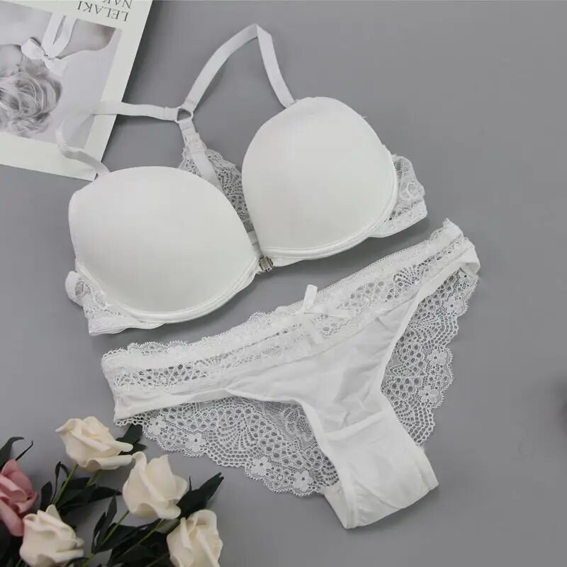 Badu.bg Нова мода Bralette Секси бельо Безшевни комплекти сутиен Push ...