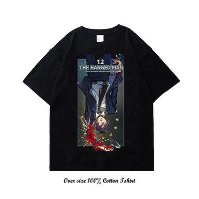 Anime psycho pass Graphic print Tshirt Vintage Casual Fashion Plus Size Cotton Crew λαιμόκοψη κοντομάνικο γυναικείο μπλουζάκι