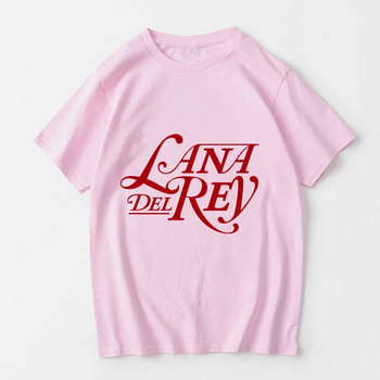 Тениска с голям размер Lana Del Rey Anime Manga Fashion T-shirt Cotton For Men Women Tshirt Oversize Hip Hop Hoody Print Tee Мъжки топ