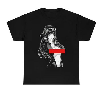 Καλοκαιρινό νέο μπλουζάκι καρτούν Manga Kawaii γραφικό κοντό μανίκι Χαριτωμένο casual μόδα συν μέγεθος βαμβακερό γυναικείο μπλουζάκι με λαιμόκοψη