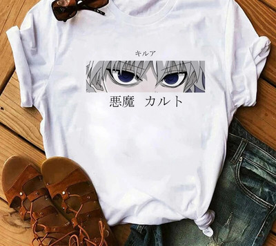 Tricou cu imprimeu grafic Hunter x Hunter Anime japonez Moda Casual Vintage Tricou cu mânecă scurtă Plus Size Femei