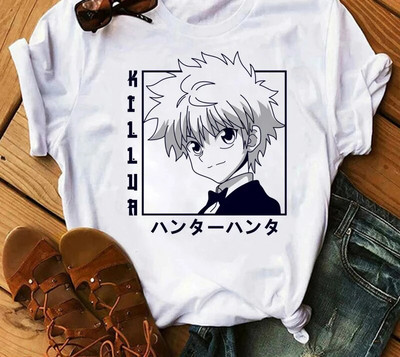 Tricou cu imprimeu grafic Hunter x Hunter Anime japonez Moda Casual Vintage Tricou cu mânecă scurtă Plus Size Femei