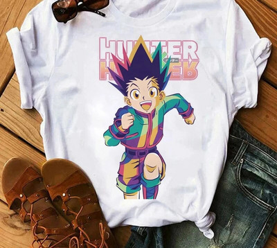 Tricou cu imprimeu grafic Hunter x Hunter Anime japonez Moda Casual Vintage Tricou cu mânecă scurtă Plus Size Femei