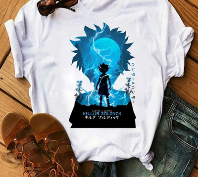 Tricou cu imprimeu grafic Hunter x Hunter Anime japonez Moda Casual Vintage Tricou cu mânecă scurtă Plus Size Femei