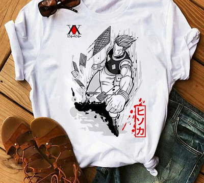 Tricou cu imprimeu grafic Hunter x Hunter Anime japonez Moda Casual Vintage Tricou cu mânecă scurtă Plus Size Femei