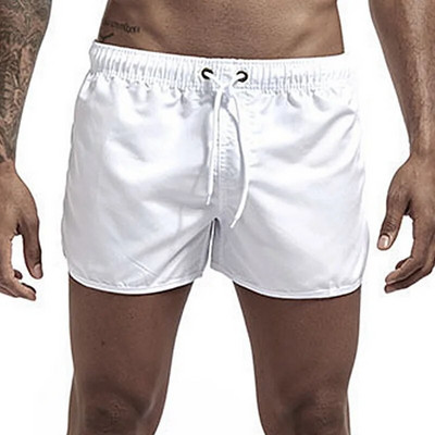 Costum de baie pentru bărbați, pantaloni scurți, îmbrăcăminte de plajă de marcă, trunchi de baie sexy, costum de baie pentru bărbați, talie joasă, îmbrăcăminte de plajă, respirabil, slip de plajă