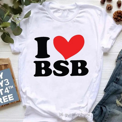 Tricou Fashion Backstreet Boys World Graphic Print Tricou Harajuku Streetwear cu mâneci scurte la modă cu gât crew tricou Plus Size Femei