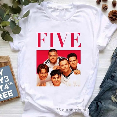 Tricou Fashion Backstreet Boys World Graphic Print Tricou Harajuku Streetwear cu mâneci scurte la modă cu gât crew tricou Plus Size Femei