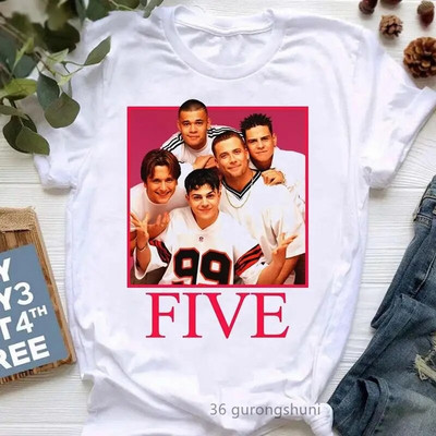 Tricou Fashion Backstreet Boys World Graphic Print Tricou Harajuku Streetwear cu mâneci scurte la modă cu gât crew tricou Plus Size Femei