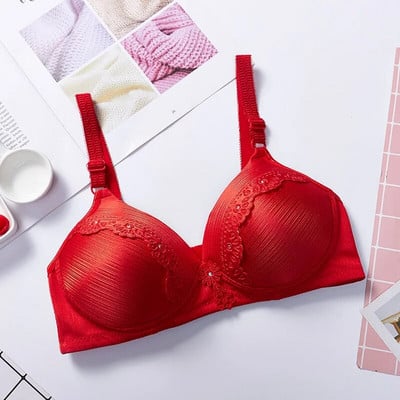 Sutiene sexy fără cusături pentru femei Push Up fără sârmă Bralette subțire Lenjerie de corp pentru femei fără inel de oțel Sutien reglabil Lenjerie