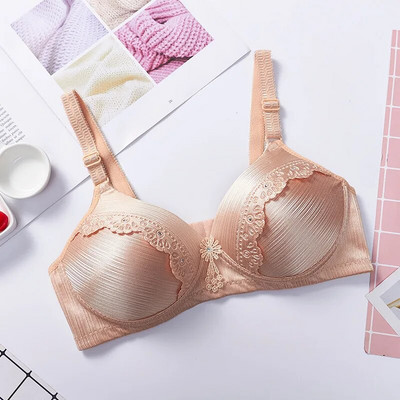 Sutiene sexy fără cusături pentru femei Push Up fără sârmă Bralette subțire Lenjerie de corp pentru femei fără inel de oțel Sutien reglabil Lenjerie