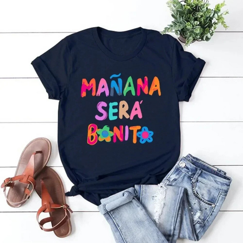 Ženska haljina velike veličine Trending Now Shirt Karol G Manana Sera Bonito T Shirt Tomorrow Will Be Nice Shirt Great Birthday Gift
