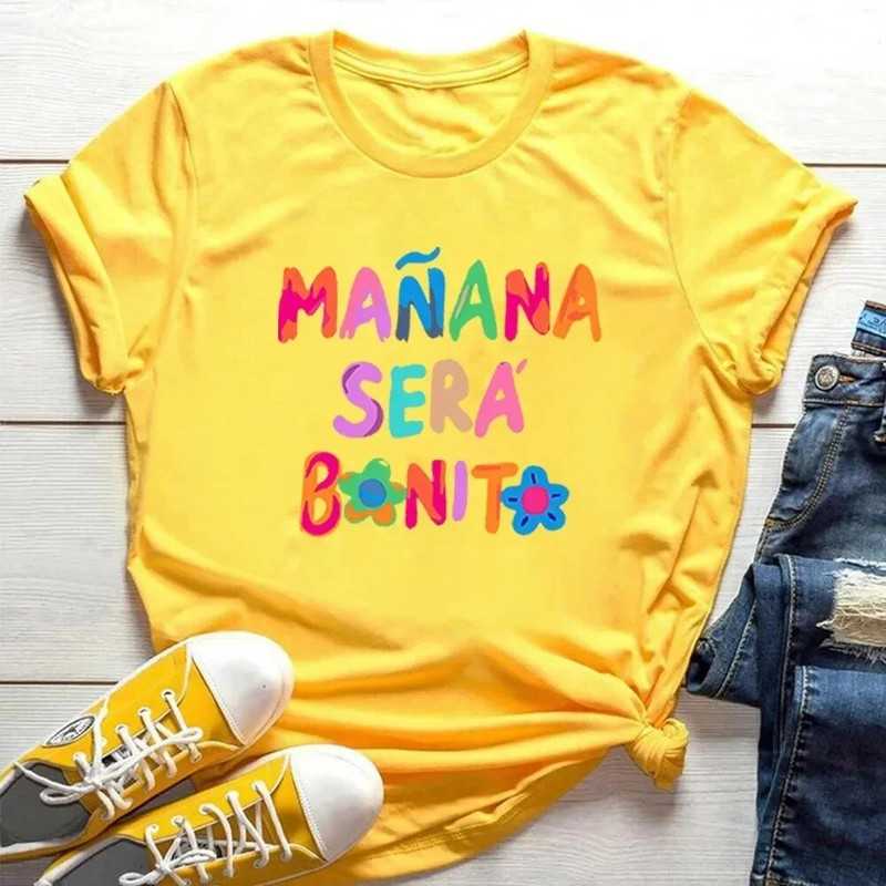 Ženska haljina velike veličine Trending Now Shirt Karol G Manana Sera Bonito T Shirt Tomorrow Will Be Nice Shirt Great Birthday Gift