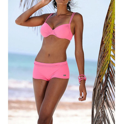 Hlače Push Up Kupaći kostim Kupaći kostim Tankini Kupaći kostim Kratke hlače Biquini Kupaći kostim Novi retro XL plus veličina Dvodijelni ženski pristaje True