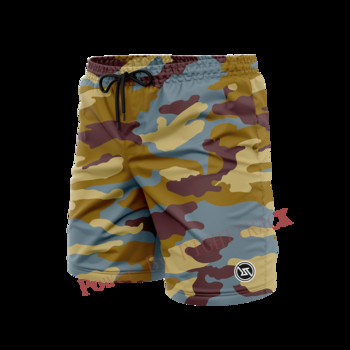 RT Мъжки плажни панталони Цветни бански гащи за сърф Дигитален печат Ефективност Водни шорти