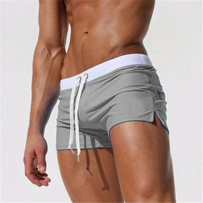 Costume de baie sexy de vară pentru bărbați Trunchi de baie Slip boxer pentru înot gay Sunga Costume de baie mayo Maillot De Bain Pantaloni scurți de plajă