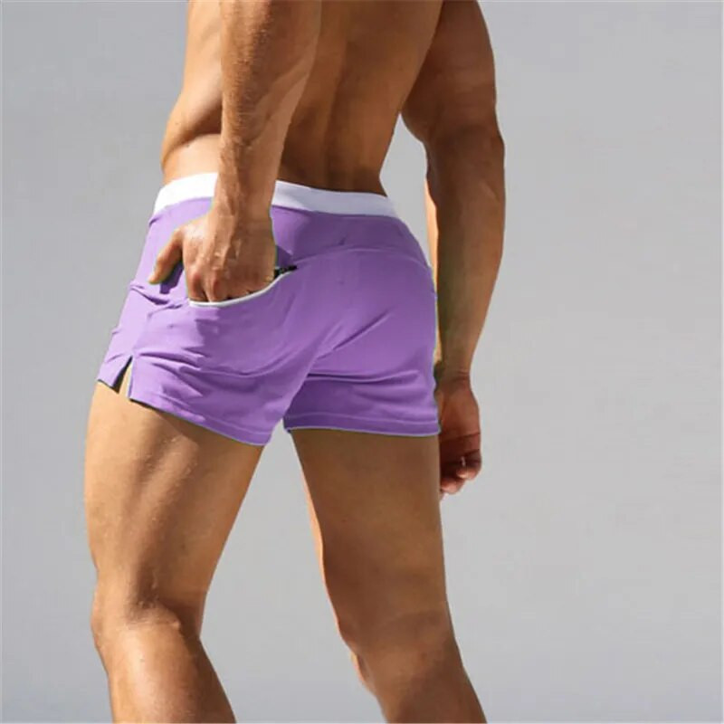 Costume de baie sexy de vară pentru bărbați Trunchi de baie Slip boxer pentru înot gay Sunga Costume de baie mayo Maillot De Bain Pantaloni scurți de plajă