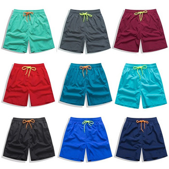 Datifer Мъжки къси панталони за бански за сърф Плажни летни бански панталони Мъжки спортни бански за бягане Бързосъхнещ бански костюм Размер 4XL