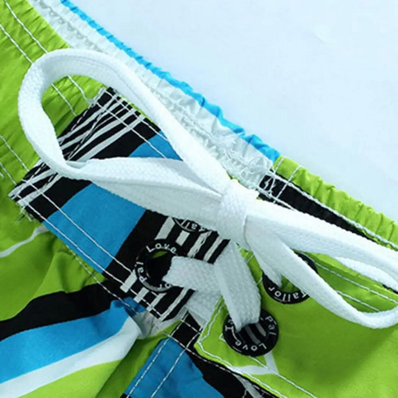 Η ναυτιλία πτώσης!! Ανδρικά καλοκαιρινά σορτς παραλίας Παντελόνια κολύμβησης χρώματος κορδόνι συν μέγεθος μαγιό