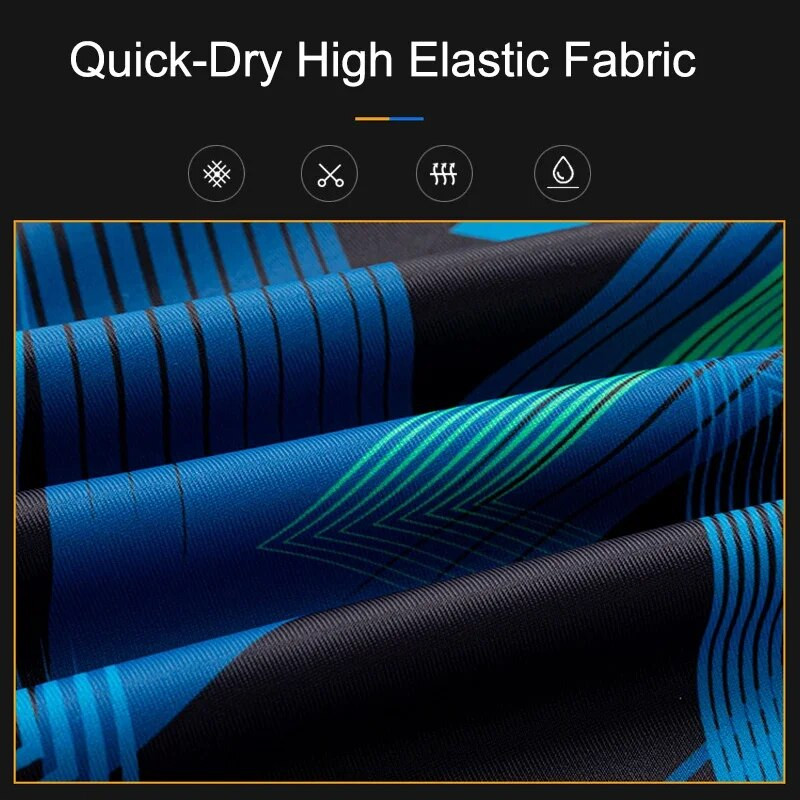 YUKE Επαγγελματικά ανδρικά μπαούλα μισό σορτς μακρύ μέχρι το γόνατο Αγωνιστική προπόνηση κολύμβησης Ανδρικά παντελόνια μαγιό Quick Dry Printed